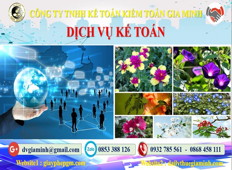 Dịch vụ kế toán tại Quận 6 tỉnh TPHCM 4 Thủ tục dịch vụ kế toán tại Quận 6 tỉnh TPHCM