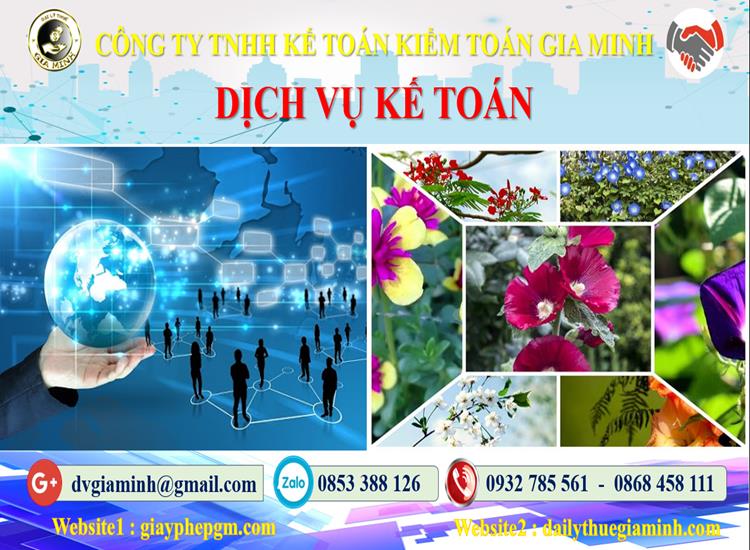 Thủ tục dịch vụ kế toán tại Quận Tây Hồ tỉnh Hà Nội