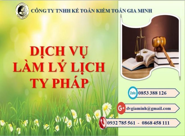 Dịch vụ làm phiếu lý lịch tư pháp trọn gói trên toàn quốc 4 Dịch vụ làm phiếu lý lịch tư pháp trọn gói trên toàn quốc