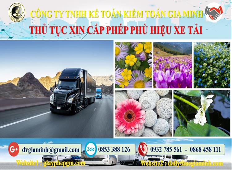 Dịch vụ làm phù hiệu xe tải tại Bắc Giang 4 Xin giấy phép phù hiệu xe tải tại Bắc Giang