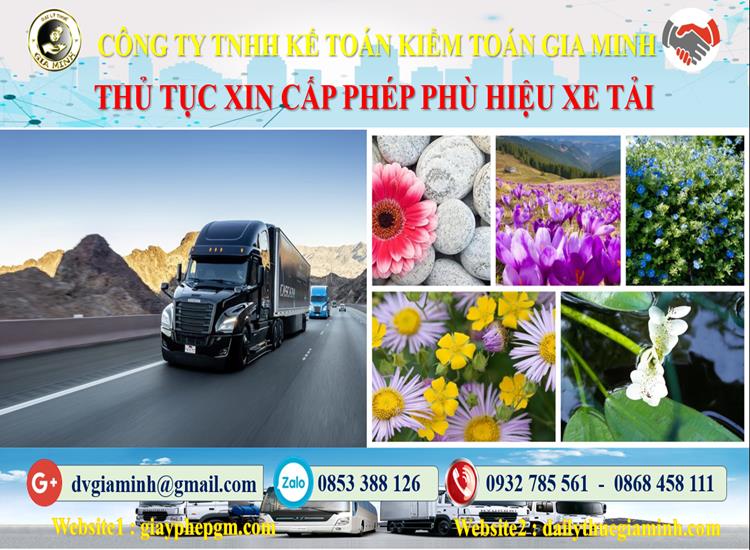 Dịch vụ làm phù hiệu xe tải tại Bắc Kạn 4 Xin giấy phép phù hiệu xe tải tại Bắc Kạn