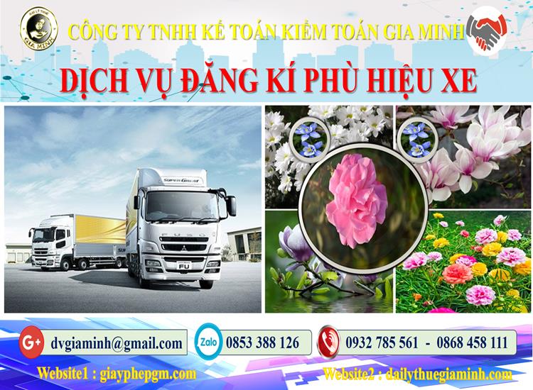 Dịch vụ làm phù hiệu xe tải tại Bến Tre nhanh nhất chỉ 3 ngày