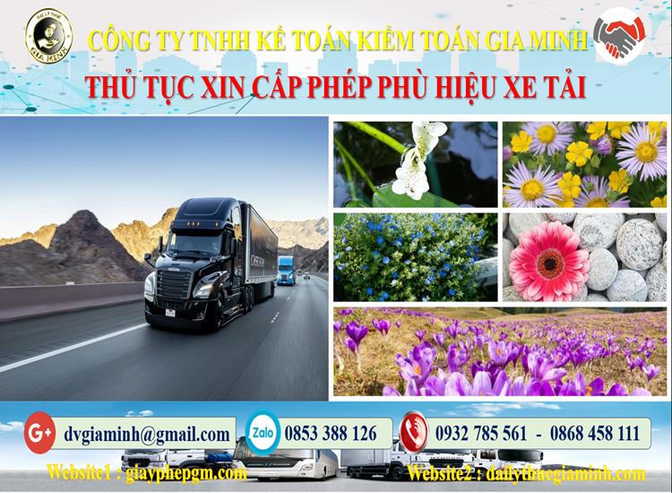 Dịch vụ làm phù hiệu xe tải tại Cao Bằng 4 Xin giấy phép phù hiệu xe tải tại Cao Bằng