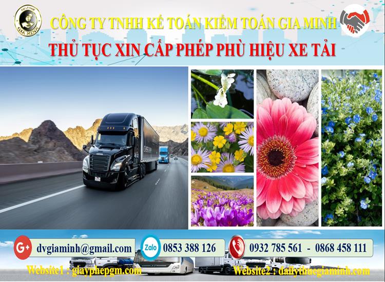 Dịch vụ làm phù hiệu xe tải tại Hà Giang 4 Xin giấy phép phù hiệu xe tải tại Hà Giang