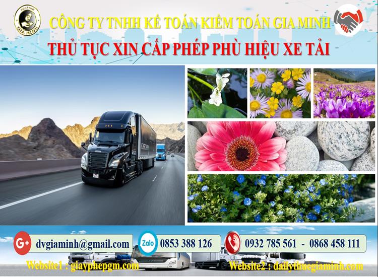 Dịch vụ làm phù hiệu xe tải tại Hòa Bình 4 Xin giấy phép phù hiệu xe tải tại Hòa Bình