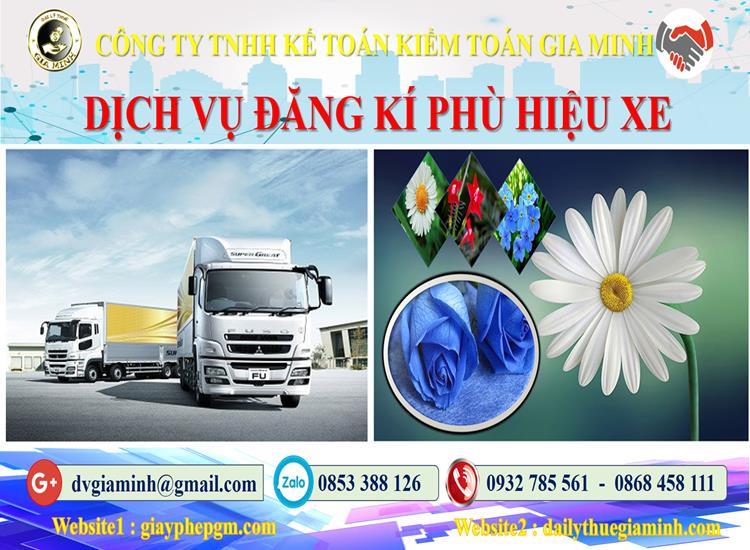 Dịch vụ làm phù hiệu xe tải tại Huyện Bình Chánh nhanh nhất chỉ 3 ngày
