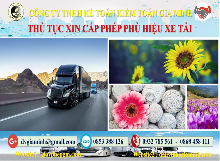 Dịch vụ làm phù hiệu xe tải tại Huyện Bình Chánh 4 Xin giấy phép phù hiệu xe tải tại Huyện Bình Chánh
