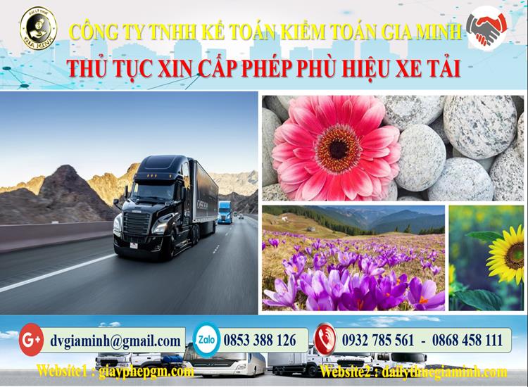 Dịch vụ làm phù hiệu xe tải tại Huyện Hóc Môn 4 Xin giấy phép phù hiệu xe tải tại Huyện Hóc Môn