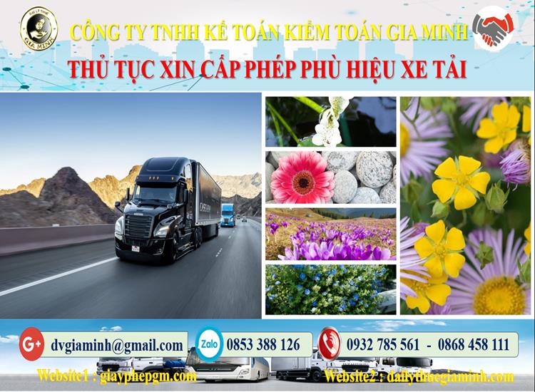 Dịch vụ làm phù hiệu xe tải tại Lai Châu 4 Xin giấy phép phù hiệu xe tải tại Lai Châu