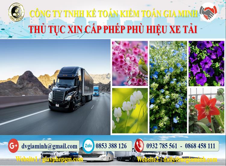 Dịch vụ làm phù hiệu xe tải tại Lào Cai 4 Xin giấy phép phù hiệu xe tải tại Lào Cai