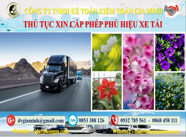 Dịch vụ làm phù hiệu xe tải tại Nghệ An 4 Xin giấy phép phù hiệu xe tải tại Nghệ An