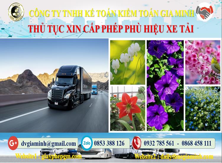 Dịch vụ làm phù hiệu xe tải tại Ninh Bình 4 Xin giấy phép phù hiệu xe tải tại Ninh Bình