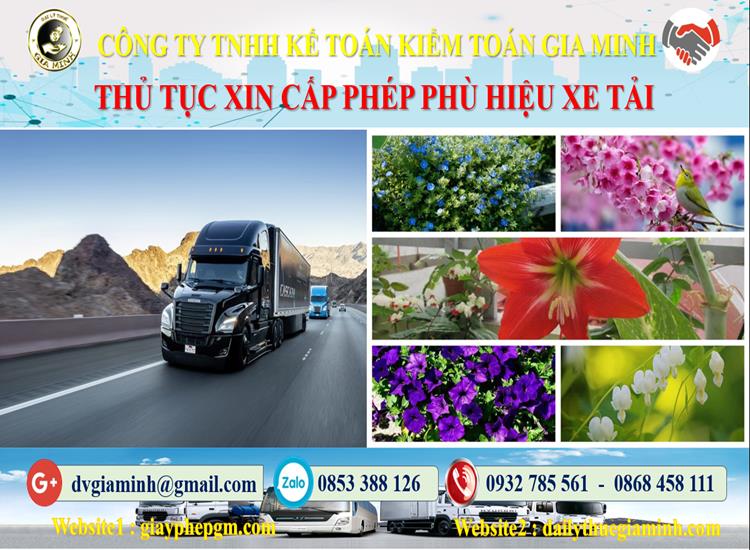 Dịch vụ làm phù hiệu xe tải tại Phú Yên 4 Xin giấy phép phù hiệu xe tải tại Phú Yên