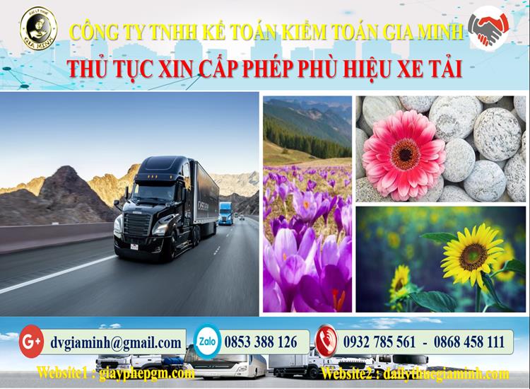 Dịch vụ làm phù hiệu xe tải tại Quận 1 4 Xin giấy phép phù hiệu xe tải tại Quận 1