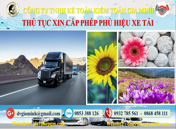 Dịch vụ làm phù hiệu xe tải tại Quận 2 4 Xin giấy phép phù hiệu xe tải tại Quận 2