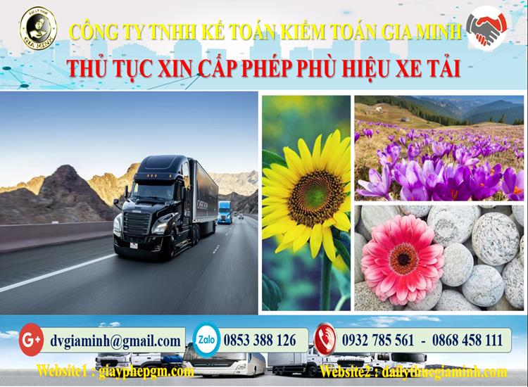 Dịch vụ làm phù hiệu xe tải tại Quận 3 4 Xin giấy phép phù hiệu xe tải tại Quận 3