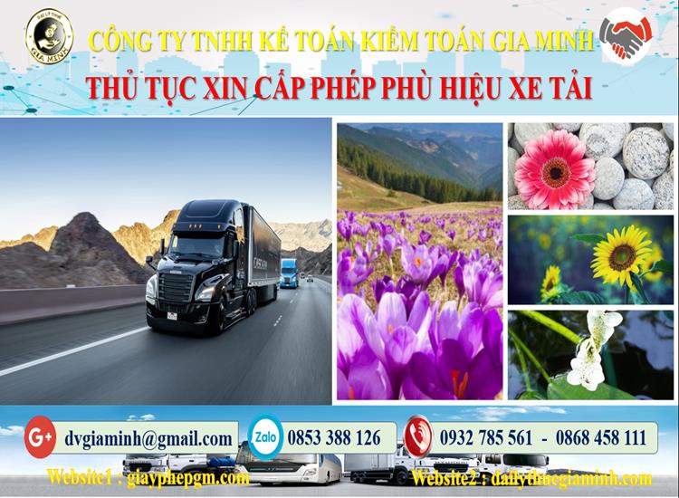 Dịch vụ làm phù hiệu xe tải tại Quận Gò Vấp 4 Xin giấy phép phù hiệu xe tải tại Quận Gò Vấp