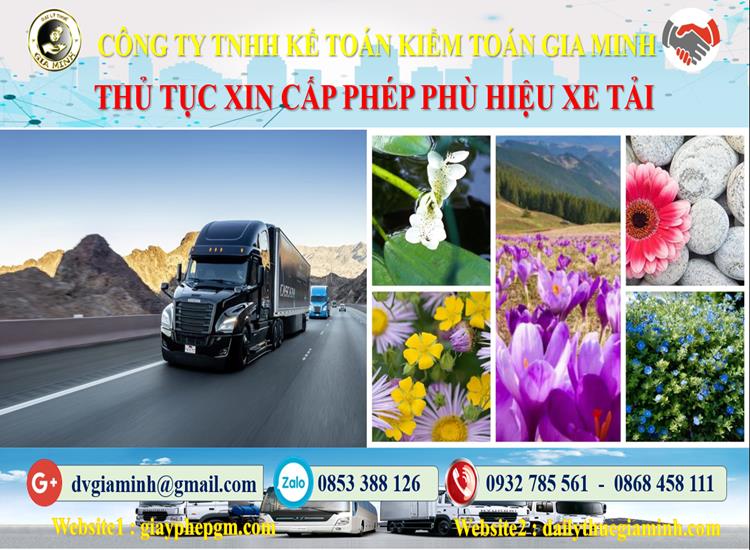 Dịch vụ làm phù hiệu xe tải tại Quận Tân Bình 4 Xin giấy phép phù hiệu xe tải tại Quận Tân Bình