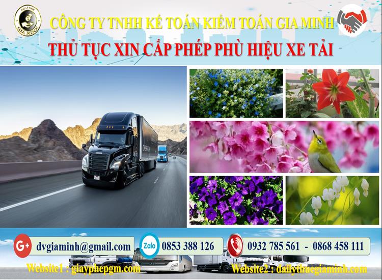 Dịch vụ làm phù hiệu xe tải tại Quảng Bình 4 Xin giấy phép phù hiệu xe tải tại Quảng Bình