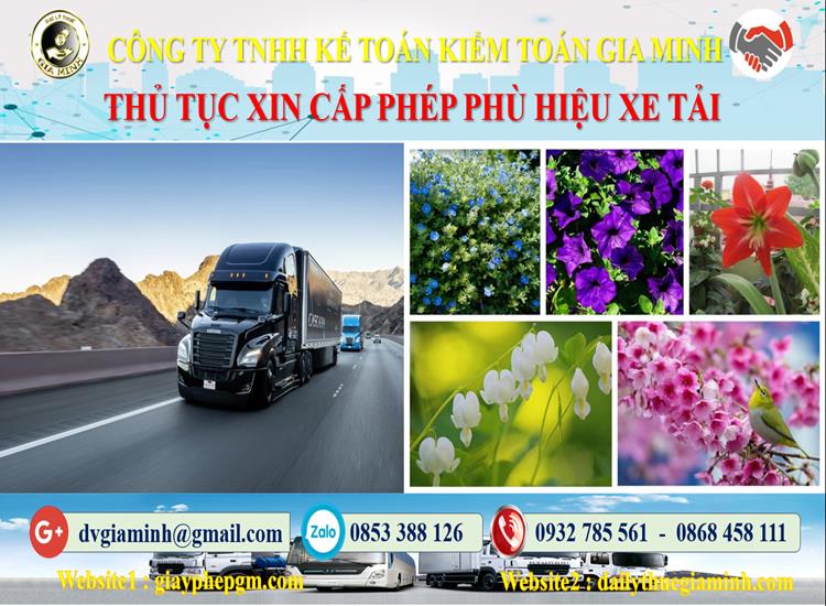 Xin giấy phép phù hiệu xe tải tại Sơn La