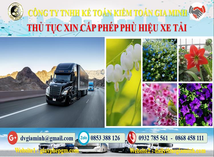 Dịch vụ làm phù hiệu xe tải tại Thái Nguyên 4 Xin giấy phép phù hiệu xe tải tại Thái Nguyên