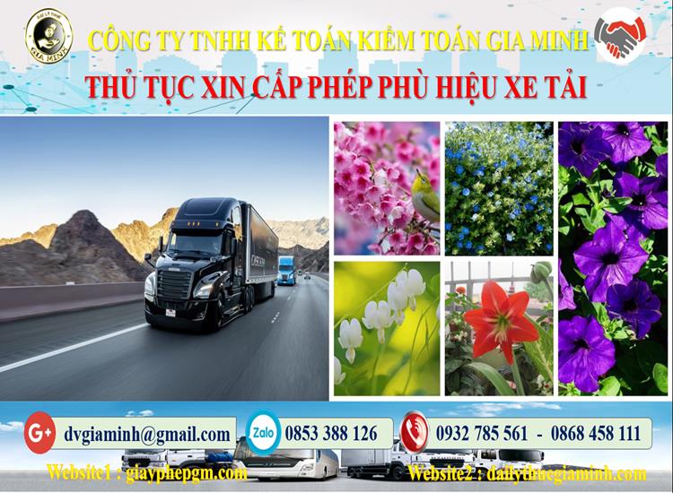 Dịch vụ làm phù hiệu xe tải tại Thanh Hóa 4 Xin giấy phép phù hiệu xe tải tại Thanh Hóa