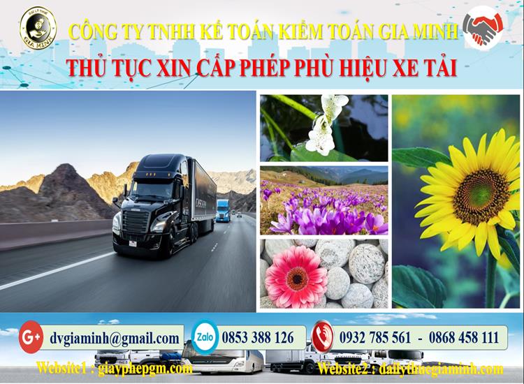 Dịch vụ làm phù hiệu xe tải tại Thành phố Hồ Chí Minh 4 Xin giấy phép phù hiệu xe tải tại Thành phố Hồ Chí Minh