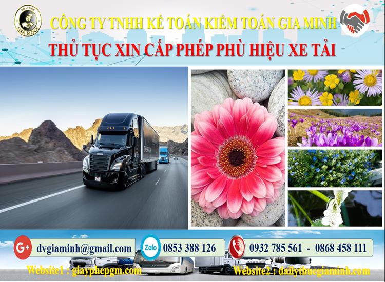 Dịch vụ làm phù hiệu xe tải tại Thừa Thiên Huế 4 Xin giấy phép phù hiệu xe tải tại Thừa Thiên Huế