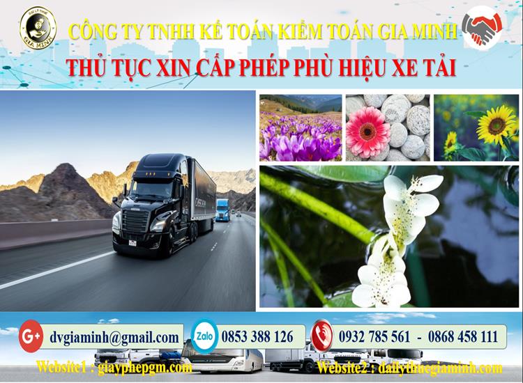 Dịch vụ làm phù hiệu xe tải tại TP Hồ Chí Minh 4 Xin giấy phép phù hiệu xe tải tại TP Hồ Chí Minh