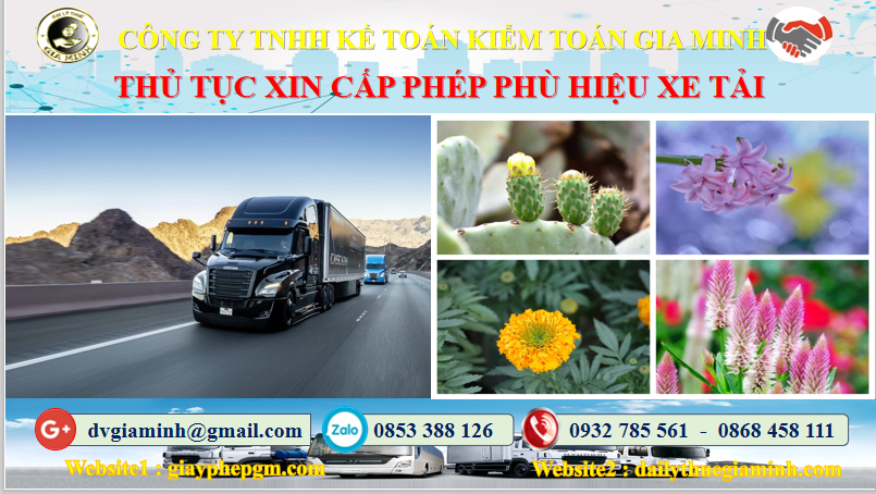 Dịch vụ làm phù hiệu xe tải tại TPHCM 4 Xin giấy phép phù hiệu xe tải tại TPHCM