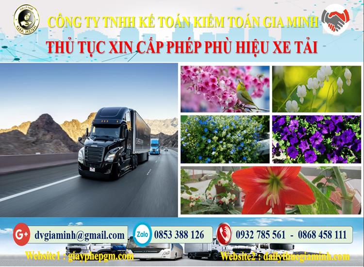 Dịch vụ làm phù hiệu xe tải tại Vĩnh Phúc 4 Xin giấy phép phù hiệu xe tải tại Vĩnh Phúc
