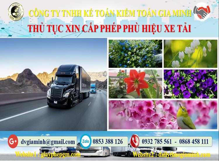 Dịch vụ làm phù hiệu xe tải tại Yên Bái 4 Xin giấy phép phù hiệu xe tải tại Yên Bái