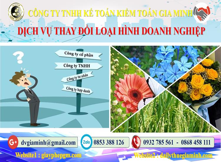 Dịch vụ thay đổi loại hình doanh nghiệp tại Bắc Kạn 4 Thủ tục thay đổi loại hình doanh nghiệp tại Bắc Kạn