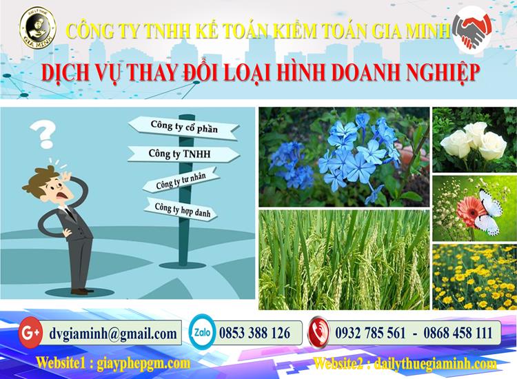 Dịch vụ thay đổi loại hình doanh nghiệp tại Bình Thuận 4 Thủ tục thay đổi loại hình doanh nghiệp tại Bình Thuận