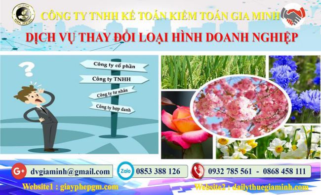 Dịch vụ thay đổi loại hình doanh nghiệp tại Đà Nẵng 4 Thủ tục thay đổi loại hình doanh nghiệp tại Đà Nẵng