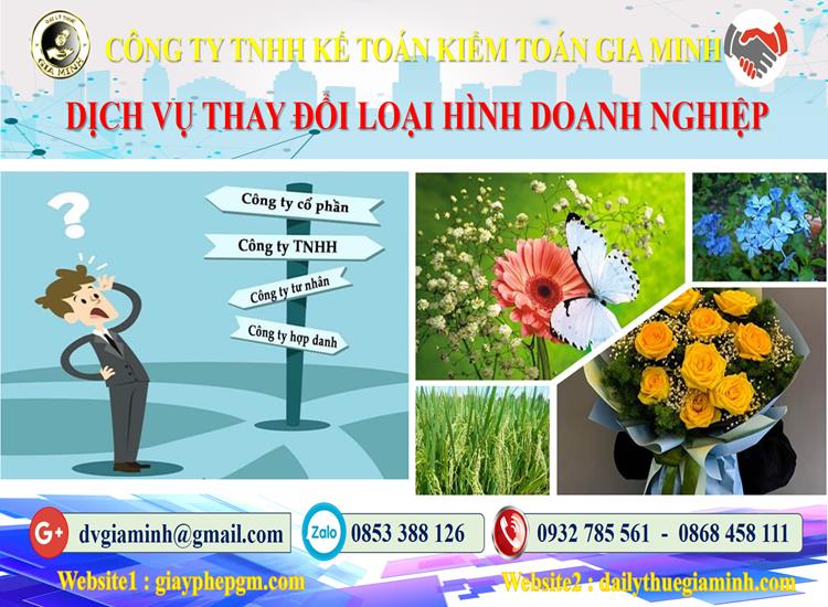 Dịch vụ thay đổi loại hình doanh nghiệp tại Hà Nam 4 Thủ tục thay đổi loại hình doanh nghiệp tại Hà Nam