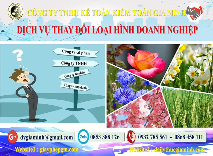 Dịch vụ thay đổi loại hình doanh nghiệp tại Hà Tĩnh 4 Thủ tục thay đổi loại hình doanh nghiệp tại Hà Tĩnh