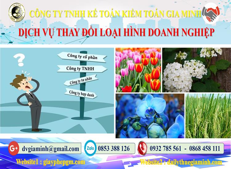 Dịch vụ thay đổi loại hình doanh nghiệp tại Hòa Bình 4 Thủ tục thay đổi loại hình doanh nghiệp tại Hòa Bình