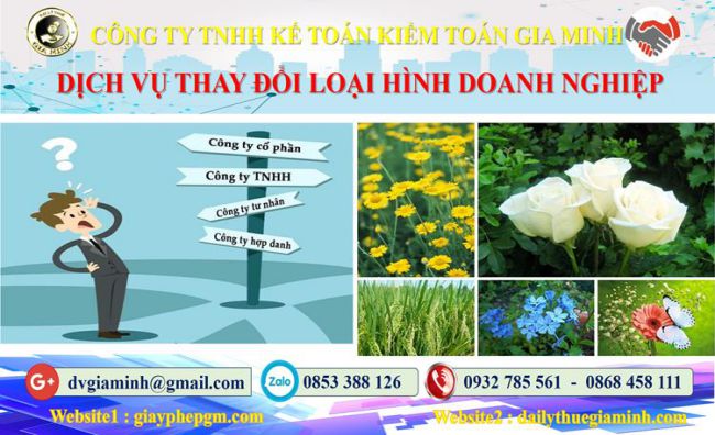 Thủ tục thay đổi loại hình doanh nghiệp tại Huyện Củ Chi