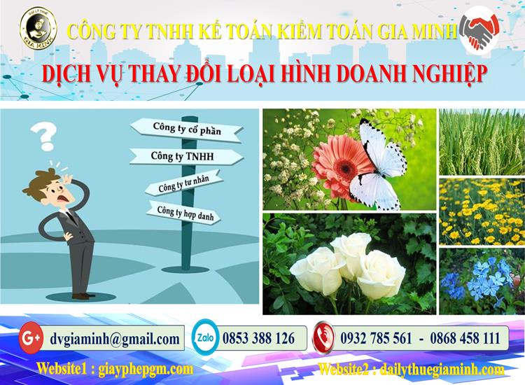 Dịch vụ thay đổi loại hình doanh nghiệp tại Huyện Hóc Môn 4 Thủ tục thay đổi loại hình doanh nghiệp tại Huyện Hóc Môn