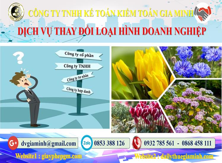 Dịch vụ thay đổi loại hình doanh nghiệp tại Khánh Hòa 4 Thủ tục thay đổi loại hình doanh nghiệp tại Khánh Hòa