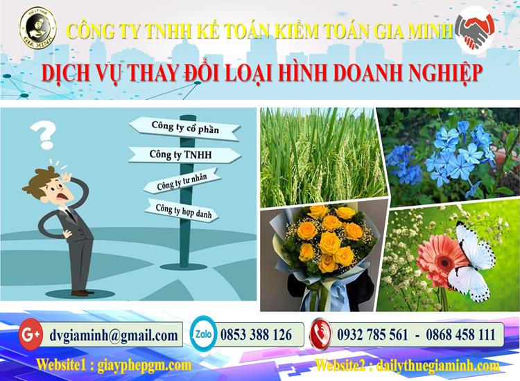 Dịch vụ thay đổi loại hình doanh nghiệp tại Lào Cai 4 Thủ tục thay đổi loại hình doanh nghiệp tại Lào Cai