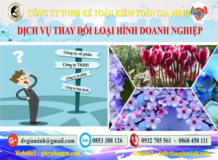 Dịch vụ thay đổi loại hình doanh nghiệp tại Nha Trang 4 Thủ tục thay đổi loại hình doanh nghiệp tại Nha Trang