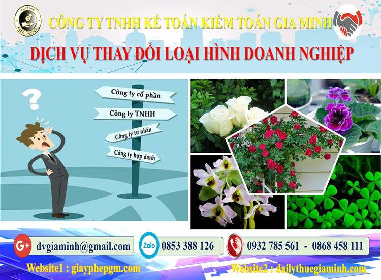 Dịch vụ thay đổi loại hình doanh nghiệp tại Quận Gò Vấp 4 Thủ tục thay đổi loại hình doanh nghiệp tại Quận Gò Vấp