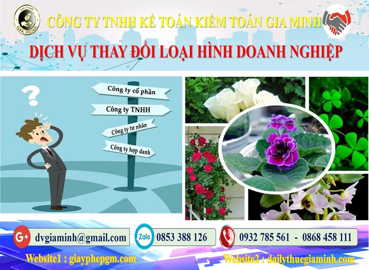 Dịch vụ thay đổi loại hình doanh nghiệp tại Quận Tân Bình 4 Thủ tục thay đổi loại hình doanh nghiệp tại Quận Tân Bình