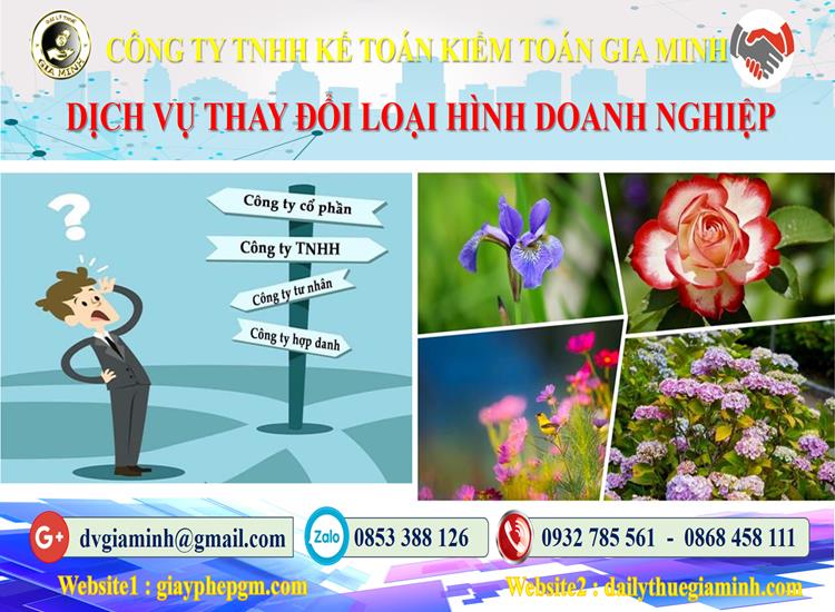 Dịch vụ thay đổi loại hình doanh nghiệp tại Quảng Nam 4 Thủ tục thay đổi loại hình doanh nghiệp tại Quảng Nam
