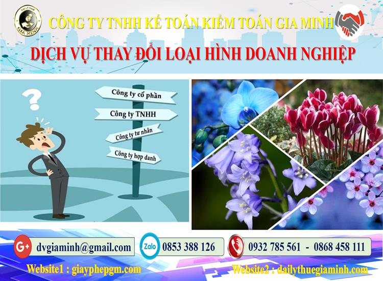 Dịch vụ thay đổi loại hình doanh nghiệp tại Sơn La 4 Thủ tục thay đổi loại hình doanh nghiệp tại Sơn La