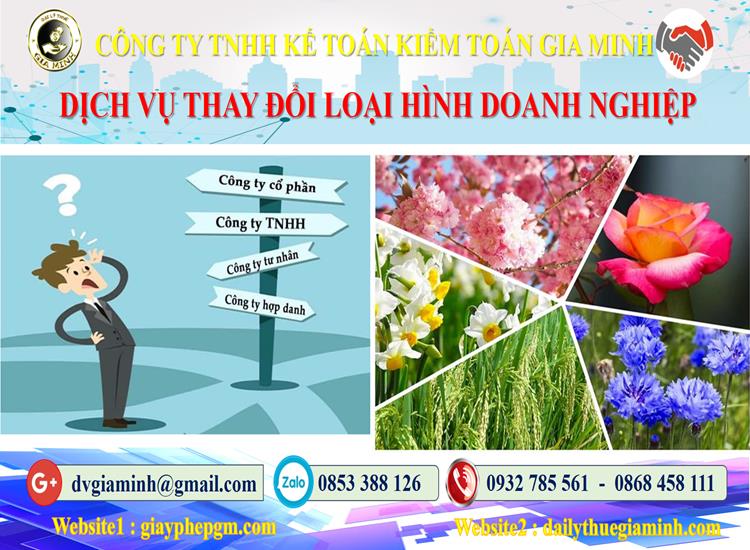 Dịch vụ thay đổi loại hình doanh nghiệp tại TT Huế 4 Thủ tục thay đổi loại hình doanh nghiệp tại TT Huế