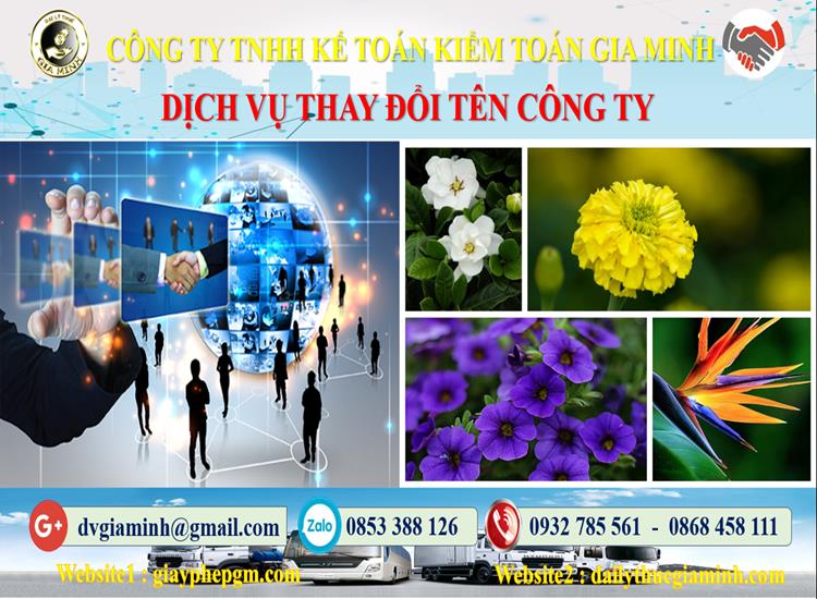 Dịch vụ thay đổi tên công ty tại Cần Thơ 4 Thủ tục thay đổi tên công ty tại Cần Thơ