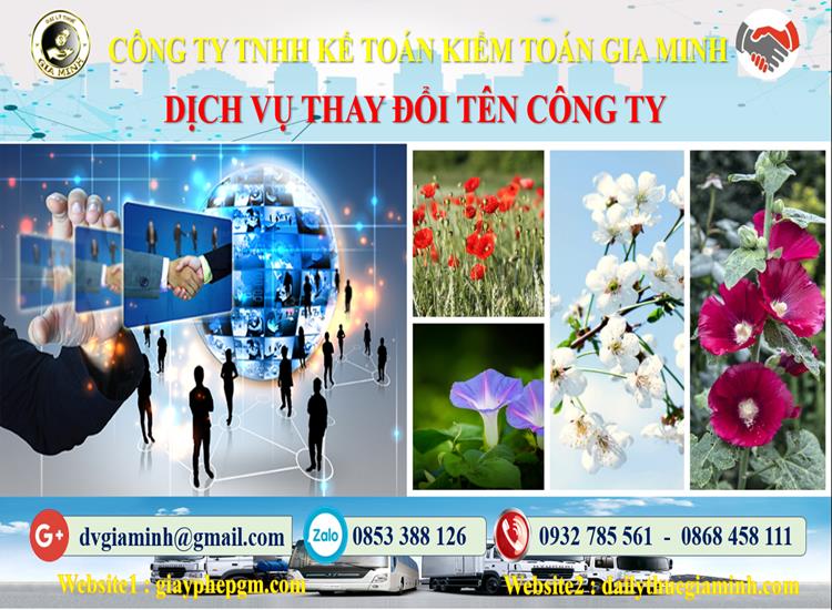 Dịch vụ thay đổi tên công ty tại Hưng Yên 4 Thủ tục thay đổi tên công ty tại Hưng Yên